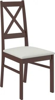 Set masă RODOS 38 – 4 scaune – 80x98 cm – Nuc închis