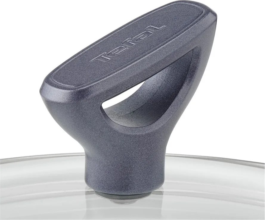 Tigaie tip wok cu capac/cu suprafață antiaderentă din oțel inoxidabil ø 28 cm Daily Cook G7309955 – Tefal