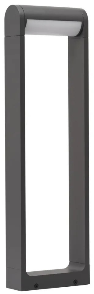 Stalp exterior IP65 FRAME 60cm 4000K gri inchis