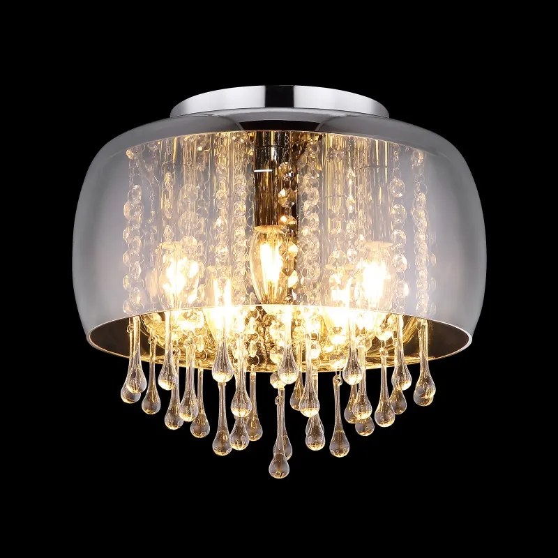 Plafoniera design modern KALLA fumuriu 15809D GL