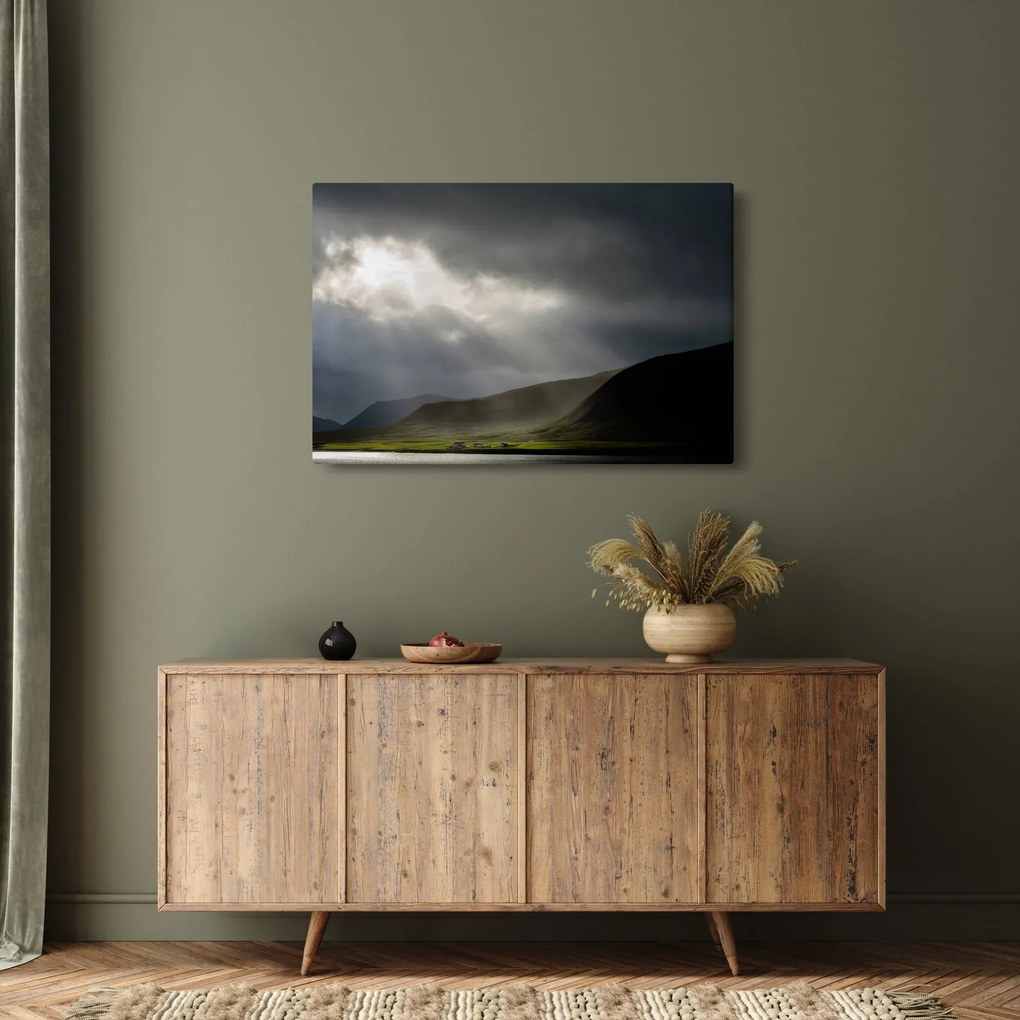 Tablou cu furtuna în apropiere (90x60 cm)