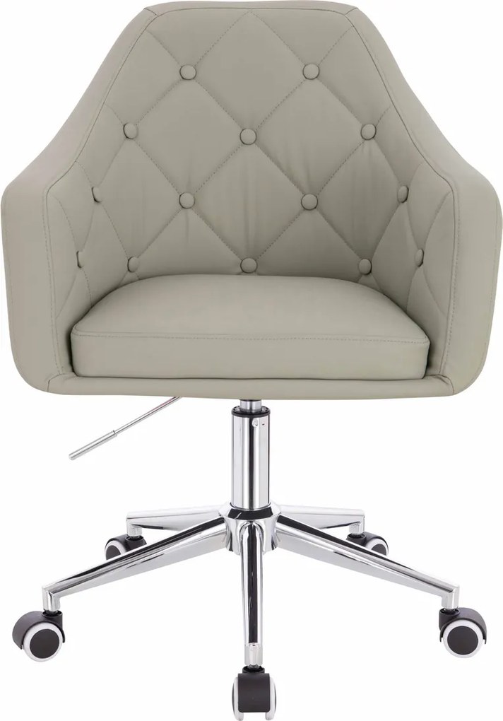 HR831K Scaun Culoare in Piele Ecologica Premium Soft cu Bază Cromata