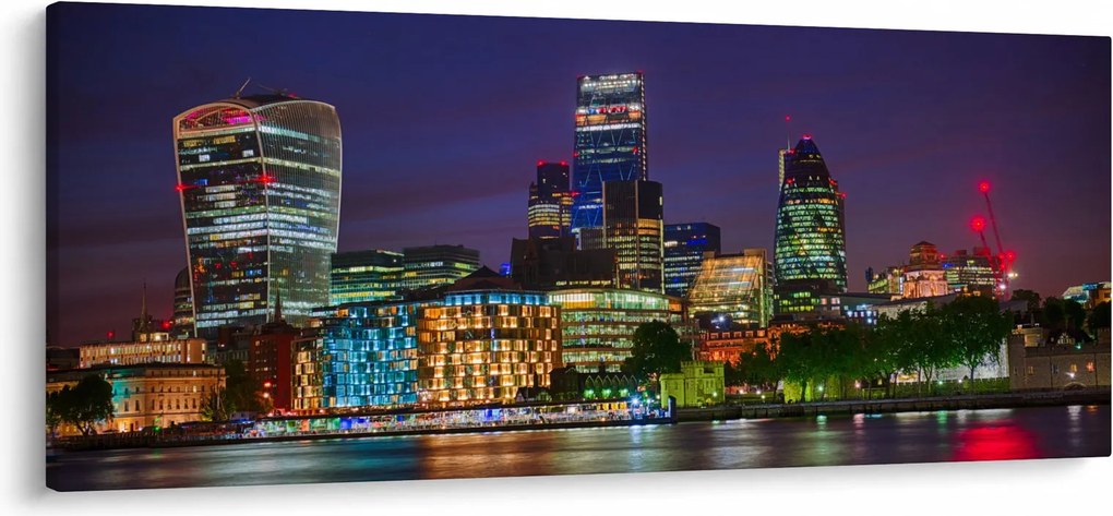 Tablou - Londra seara (120x50 cm)