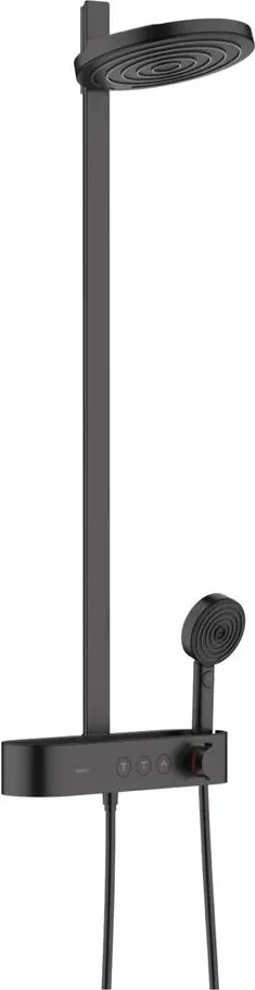 Coloana de dus Hansgrohe Pulsify S 260 negru mat cu termostat ShowerTablet Select 400 EcoSmart