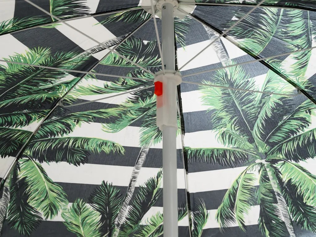 Umbrela de soare PALMA 180 cm, negru-alb