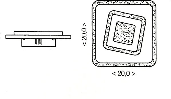 Brilagi - Plafonieră LED Modern Mini LED/32W/230V 3000/4000/6000K