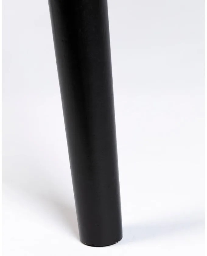 Masă de dining rotundă cu blat cu aspect de lemn de stejar ø 120 cm Fabio – White Label