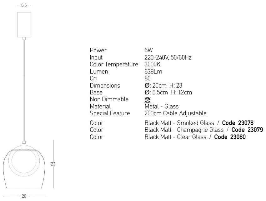 Lustra, Pendul design modern LED LIGHT transparent