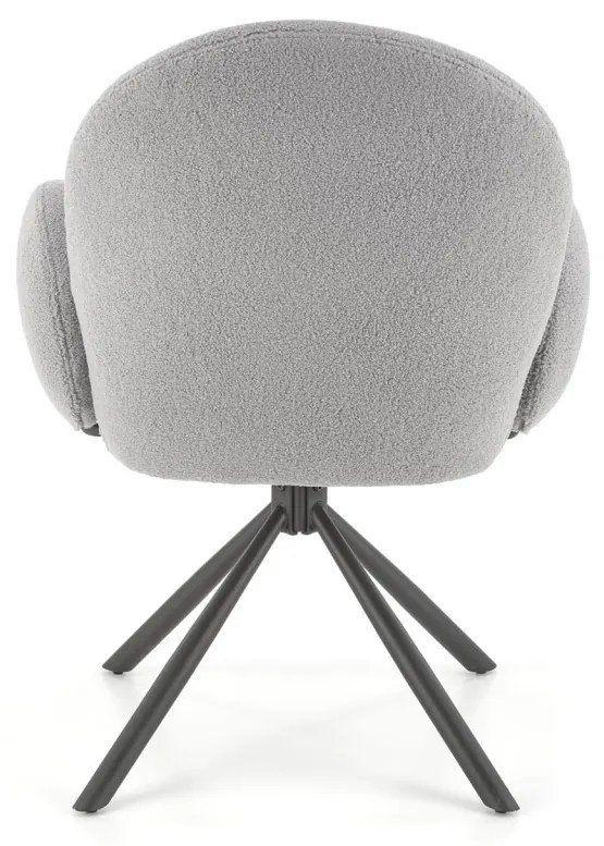 Scaun K498 tapitat gri