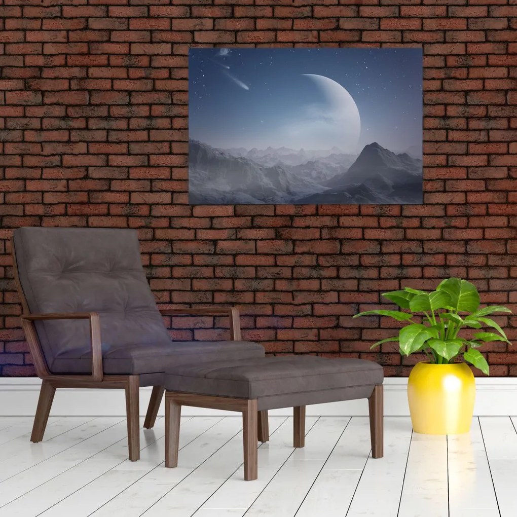 Tablou - Cer deasupra stâncilor (90x60 cm)