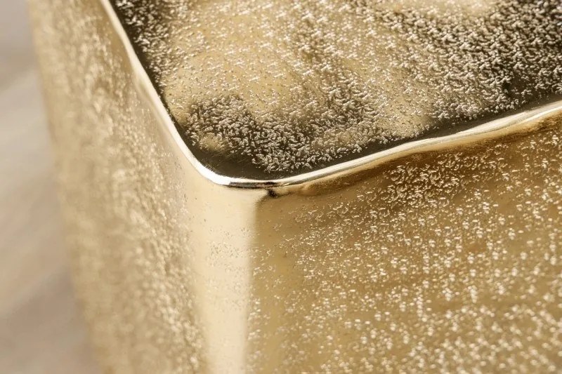 Masuta auxiliara design unicat Unit 45cm gold