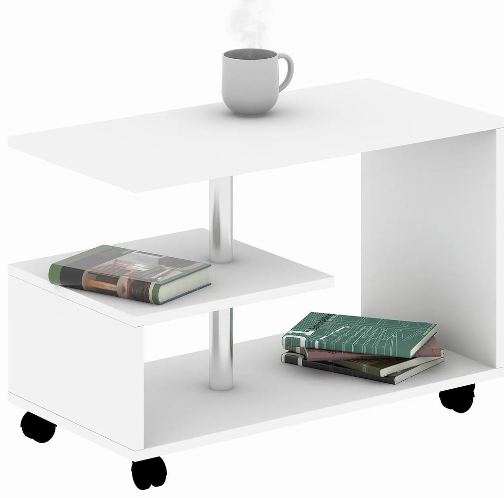 Măsuță de cafea Dosonu (alb) . 1093184
