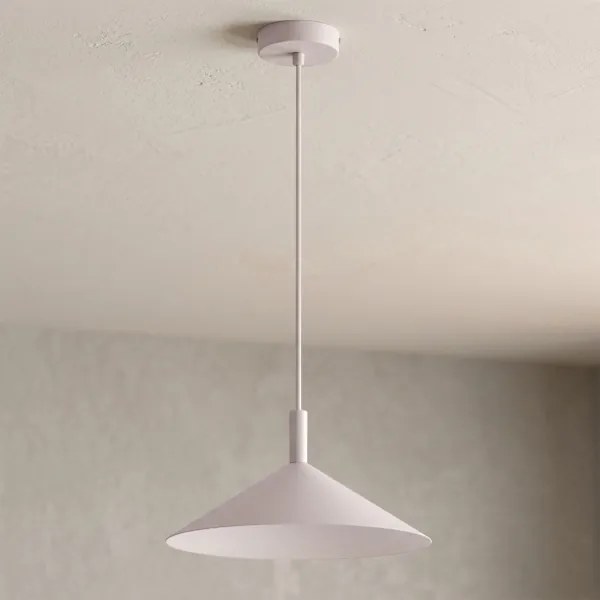 Lustră suspendată pe cablu ANEGA, 1x GX53, 15W, 230V, Ø 30 cm, crem