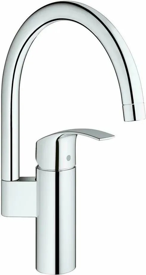 Baterie bucatarie Grohe Eurosmart New cu corp inalt crom lucios