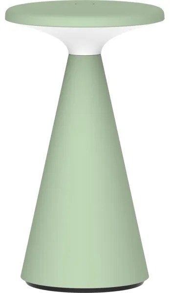 Lampă de birou LED PAROS, 1,8W, 5V USB, 1800 mAh, IP44, verde, reglabilă