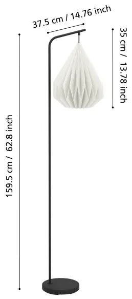 Lampadar Eglo 43895 MINTING 1xE27/25W/230V