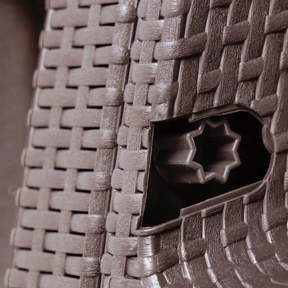 Set de mobilier de grădină Corfu relax duo, set cappuccino