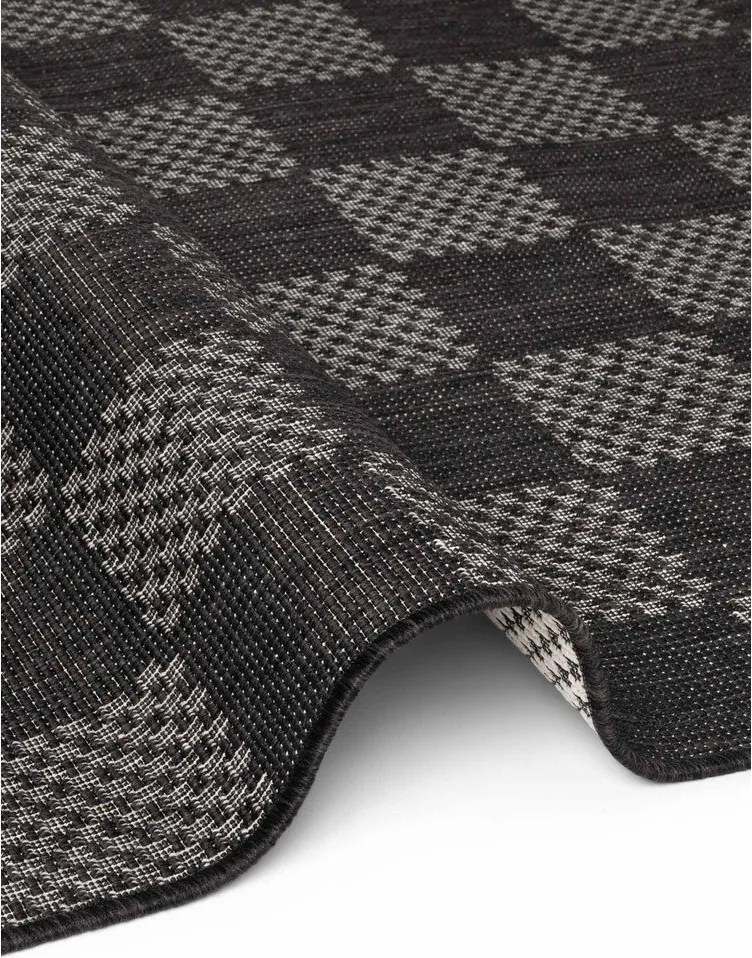 Covor pentru exterior și interior negru/crem 120x170 cm Haringey Dorothy – Ted Baker