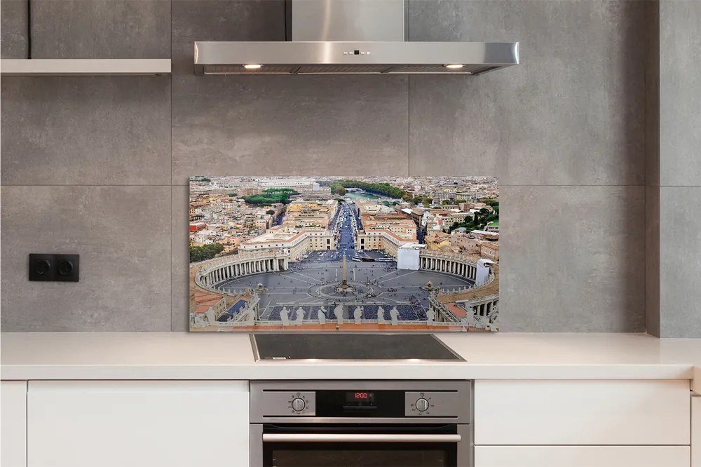 Panouri de sticlă Roma Vatican panoramă pătrat