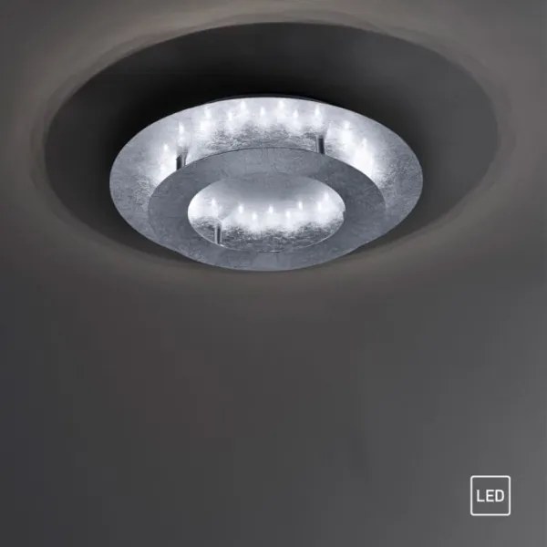 Plafonieră LED NEVIS LED/18W/230V argintie Paul Neuhaus 9620-21