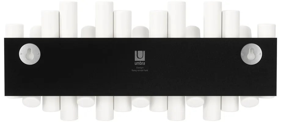 Cuier de perete alb din lemn de pin Picket – Umbra
