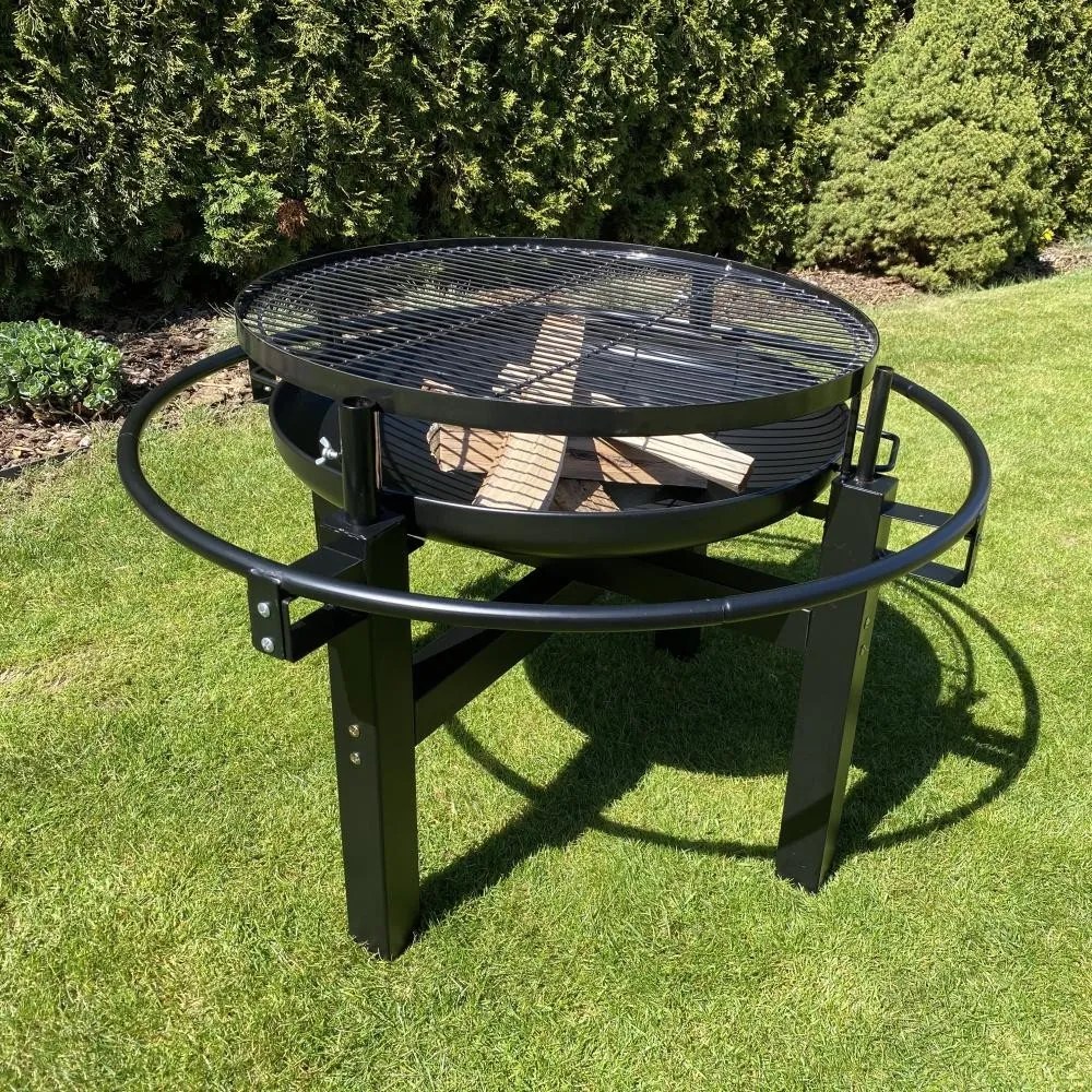 Vatră multifuncțională + grătar cu rotisor electric Avenberg KENTUCKY