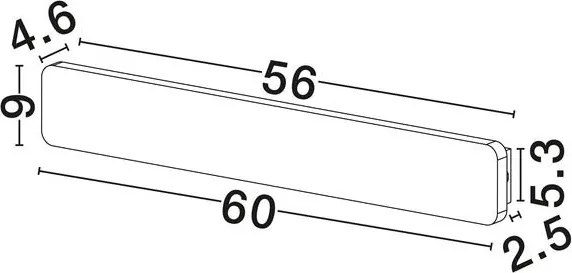 Aplica de perete LED din marmura neagra ALYSSA