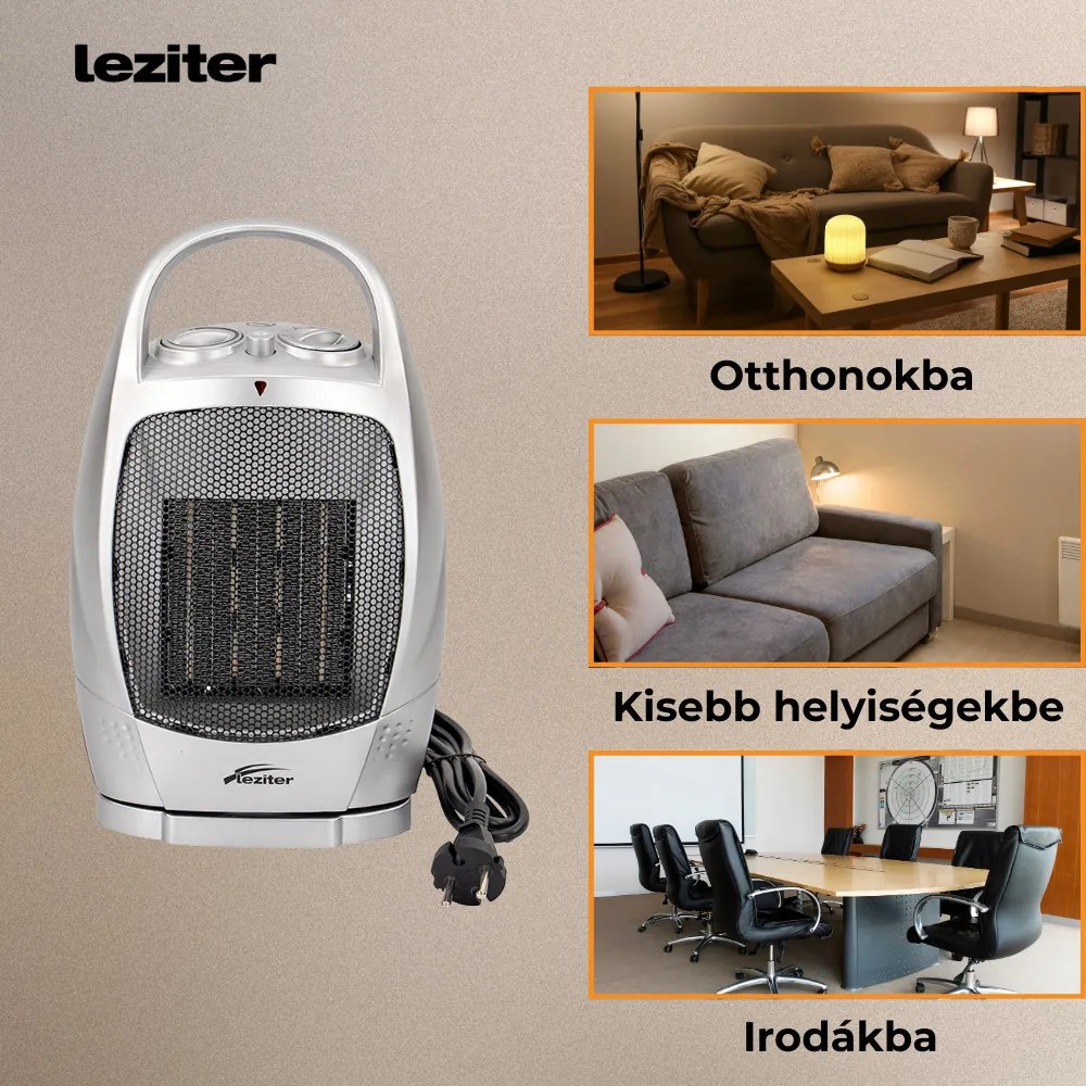 Încălzitor electric ceramic rotativ Loa 750W/1500W