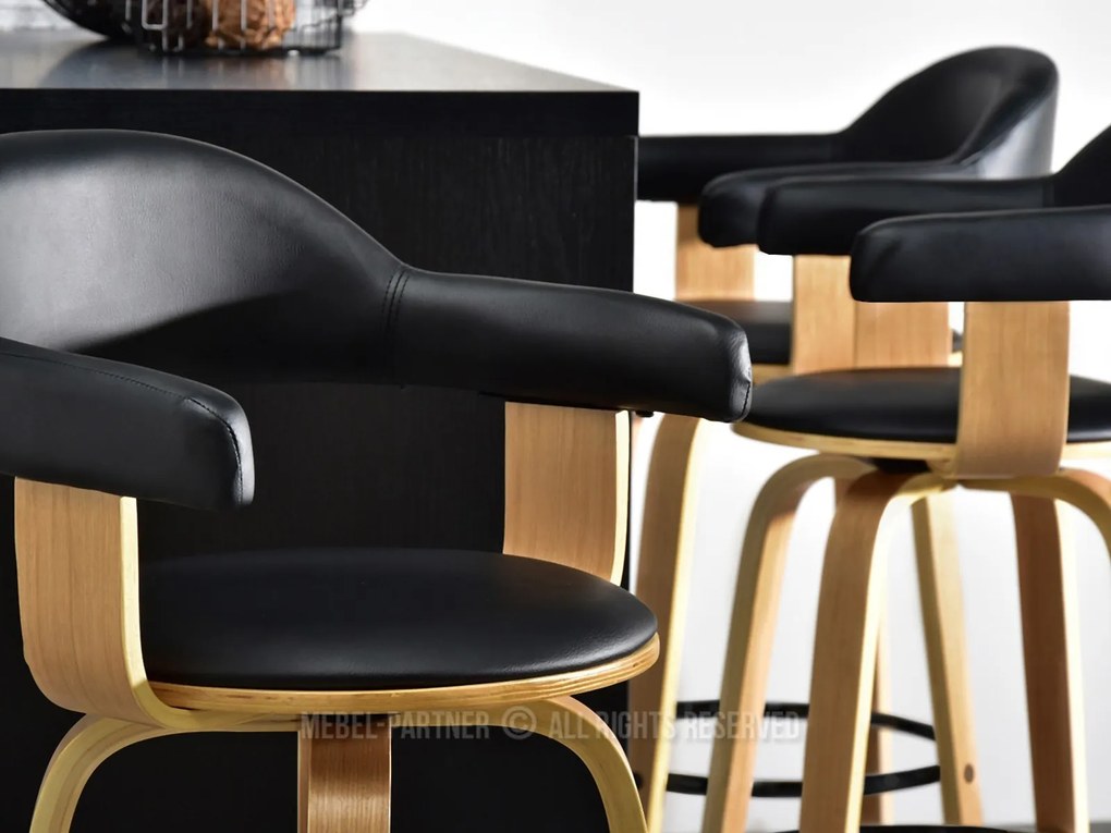 Scaun Herbert (stejar negru). Promo -12%. 1110591