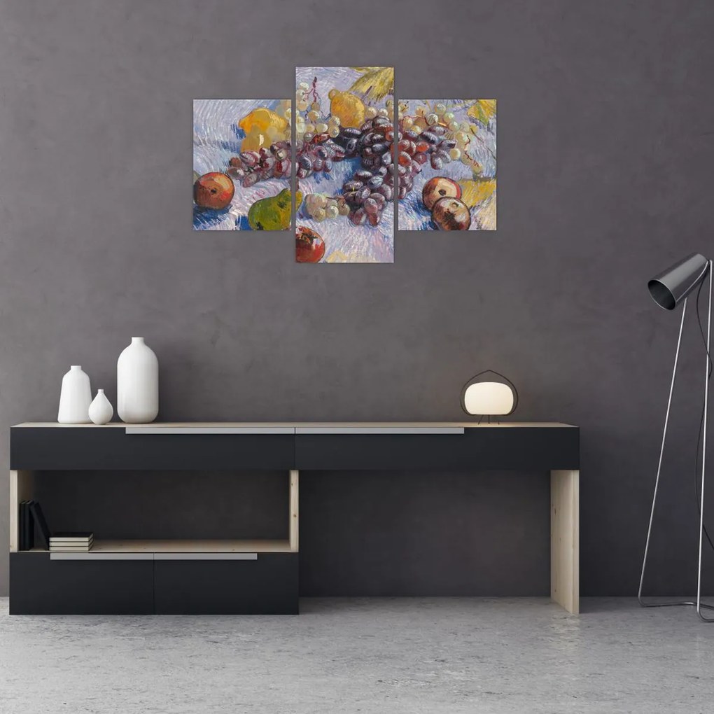 Tablou - Vincent van Gogh, Grapes, Lemons, Pears, and Apples, reproducere (90x60 cm)