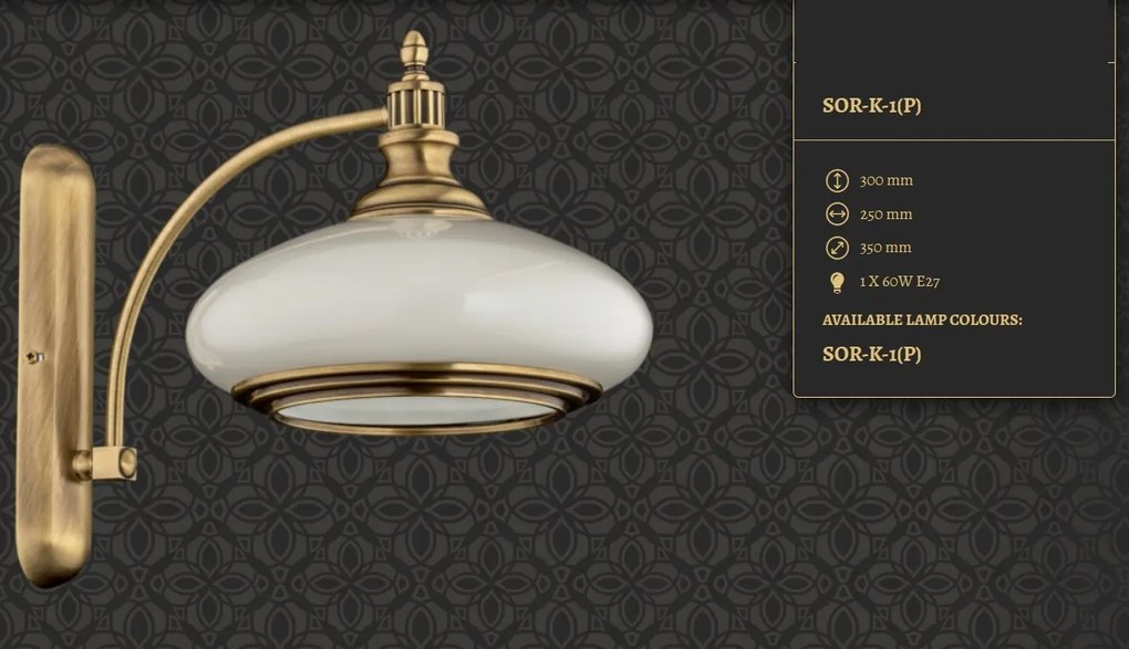 Aplica eleganta design clasic Sorrento