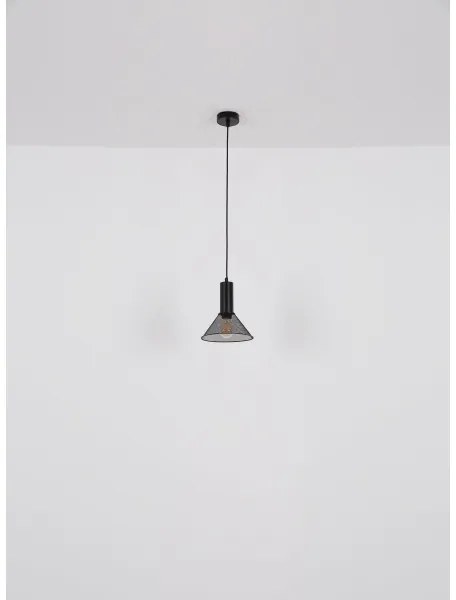 Lustră pe cablu JEDD 1xE27/60W/230V negru Globo 15648H1