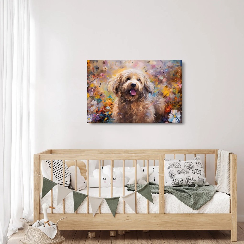 Tablou - Happy Dog II. (90x60 cm)