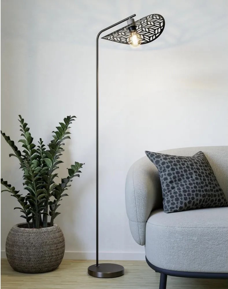 Eglo 44127 - Lampă de podea SWABY 1xE27/60W/230V bronz