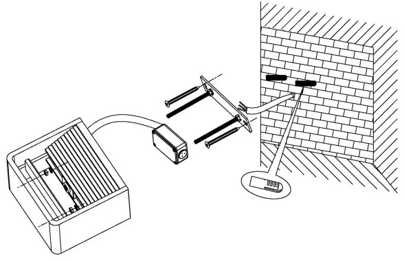 Eglo 96497 - Aplica LED de exterior DONINNI, 6W/230V, IP44