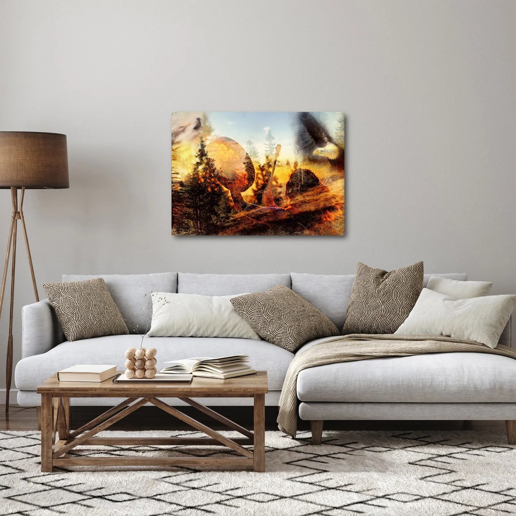 Tablou - Motiv șamanic (70x50 cm)