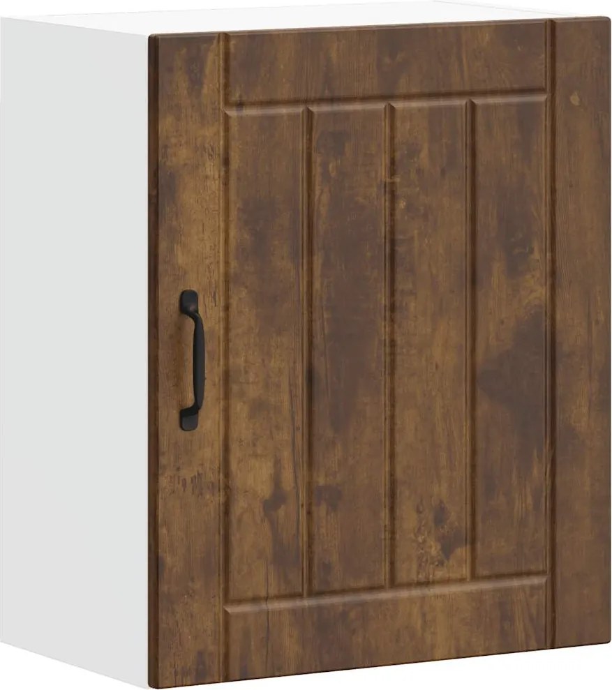 vidaXL Dulap de bucatarie "Lucca" din lemn de stejar afumat