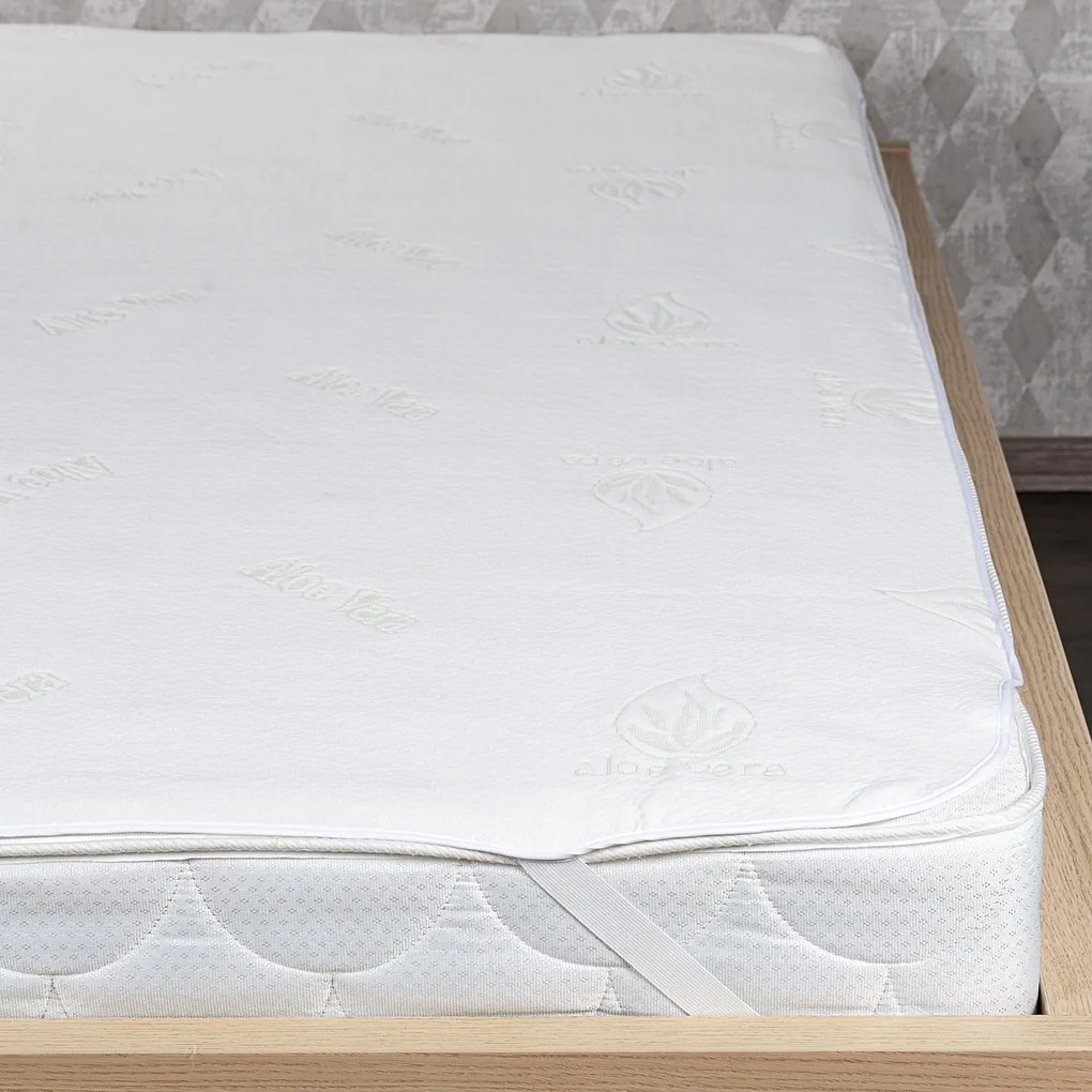 Protecție saltea 4Home Aloe Vera impermeabilă cu elastic, 160 x 200 cm