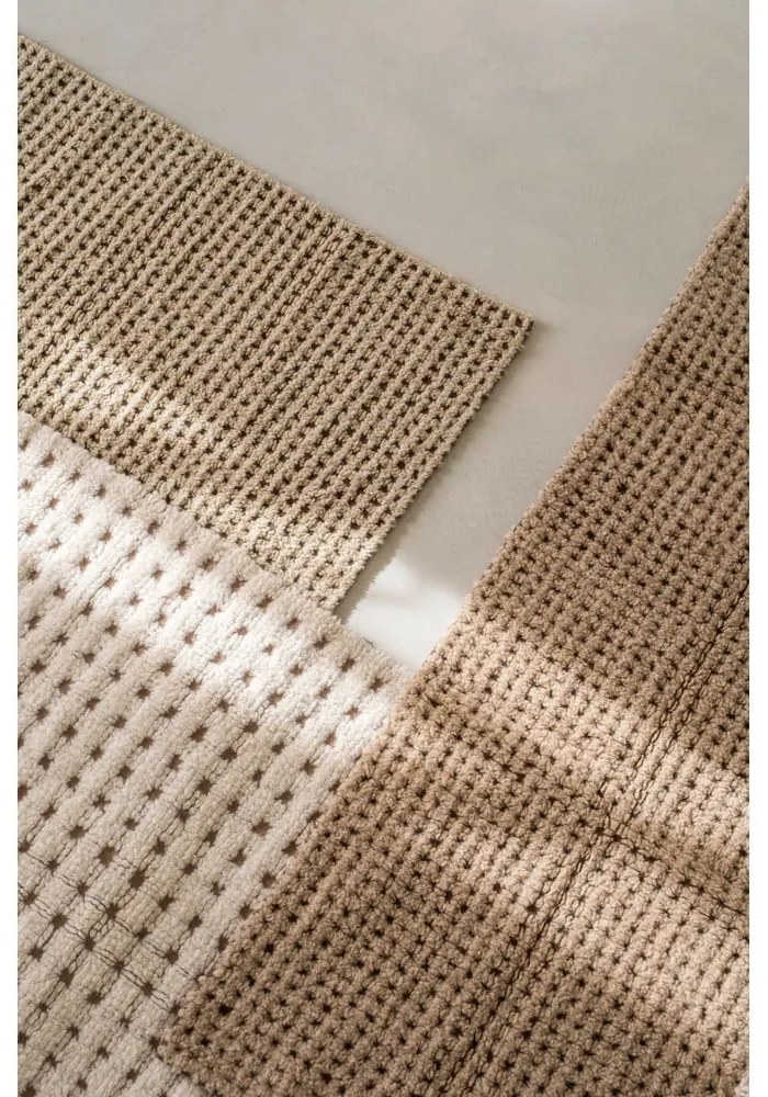 Covor în culoare naturală lavabil, țesut manual din lână 170x240 cm Unexpected Wool – Lorena Canals