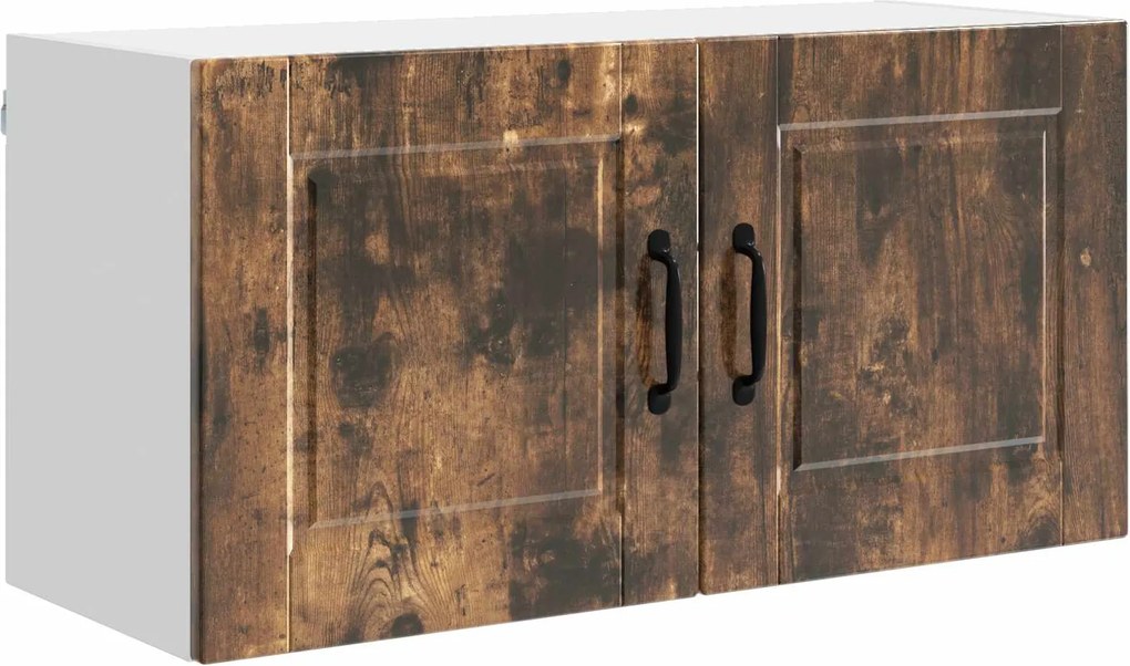 vidaXL Dulap de bucătărie Stejar fumuriu 80 x 31 x 40 cm Lemn compozit