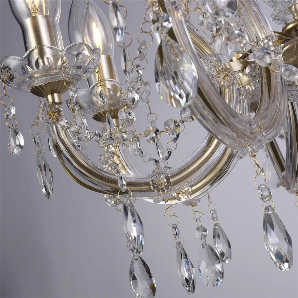 Candelabru, Lustra cu 8 brate cu protectie IP65 Utah