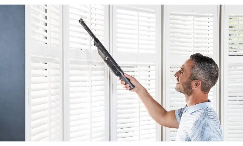 Aspirator de mana Shark WV200EU, 115W, Perie pentru animale, Autonomie 8 min, HEPA, Gri