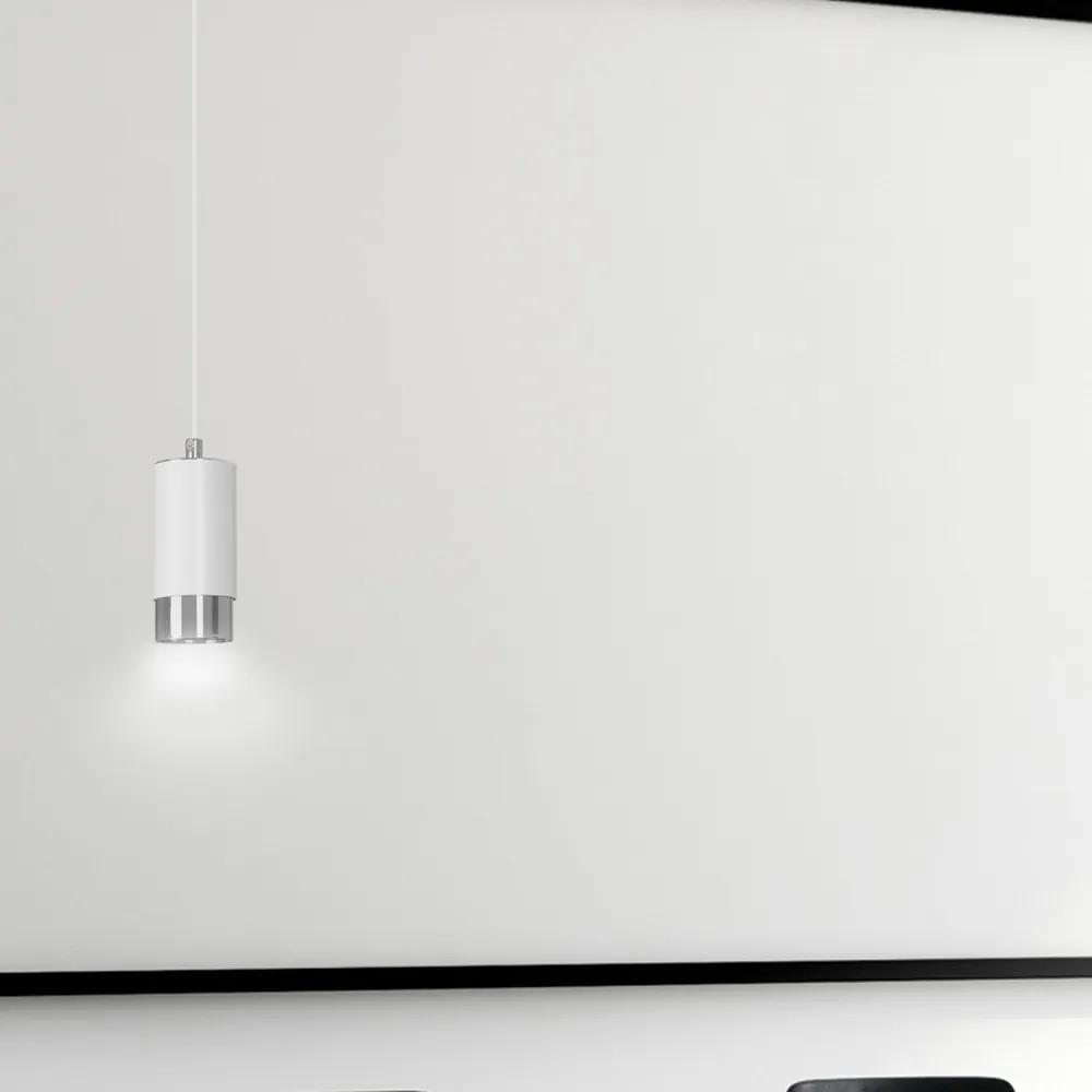 Pendul Fumiko 1 Wh/Chrome 814/1 Emibig Lighting, Modern, Gu10, Polonia
