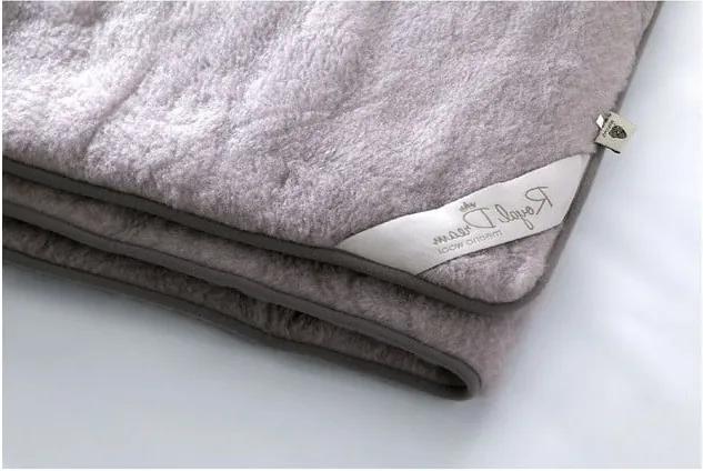Pătură de lână merino Royal Dream Merino, gri, 90 x 200 cm
