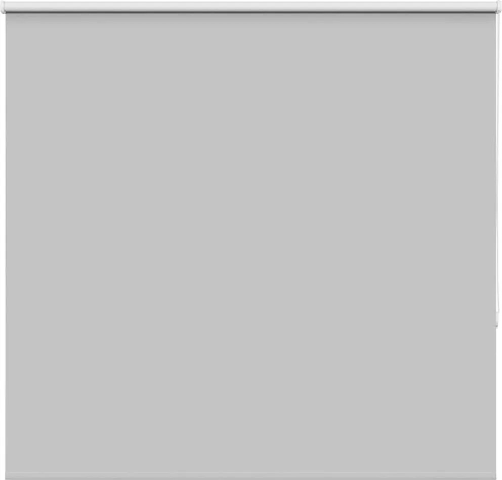 vidaXL Jaluzea cu role opace gri deschis lățime material 141,6 cm