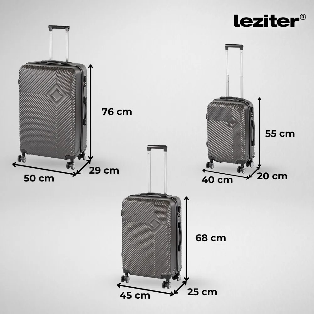 TraveLux Pro XXV set valiză rulantă gri