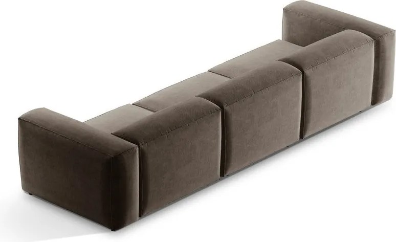 Canapea maro 364 cm Bergamo – Cosmopolitan Design