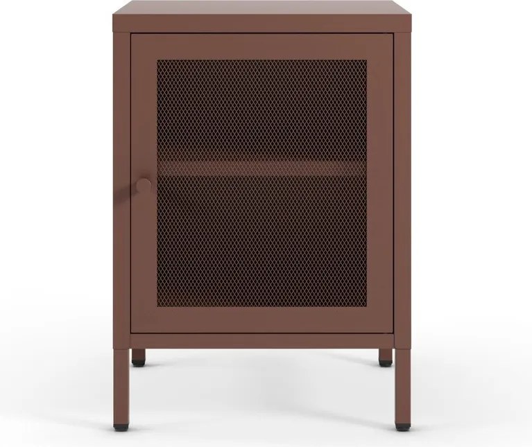 Noptieră burgundy Fayna – Marckeric