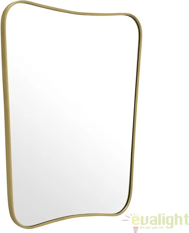 Oglinda design Lux cu rama din alama, Vivienne 59x76,5cm 111587 HZ