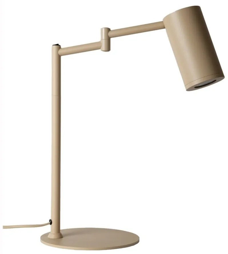 Lampa birou din metal bej cu brat articulat Bilbao